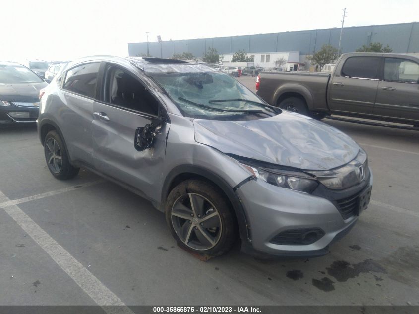 2022 HONDA HR-V EX VIN: 3CZRU6H57NM708274