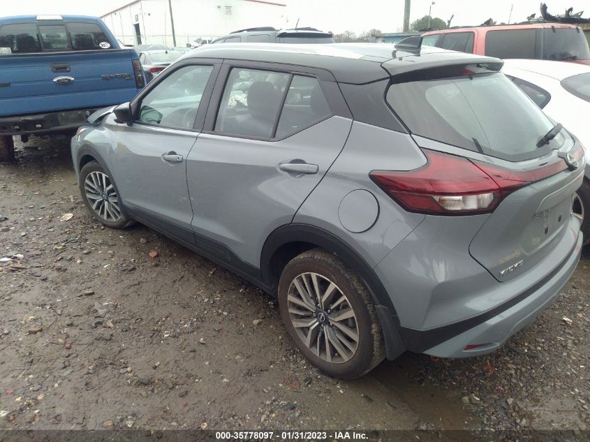 2022 NISSAN KICKS SV VIN: 3N1CP5CV9NL484308