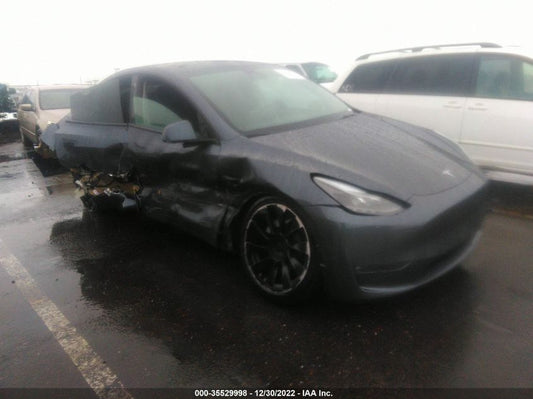 2022 TESLA MODEL Y LONG RANGE VIN: 7SAYGDEE8NF545143