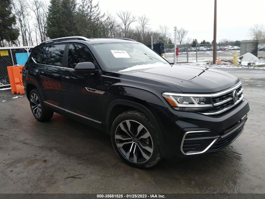 2021 VOLKSWAGEN ATLAS 3.6L V6 SEL R-LINE VIN: 1V2SR2CA8MC596489