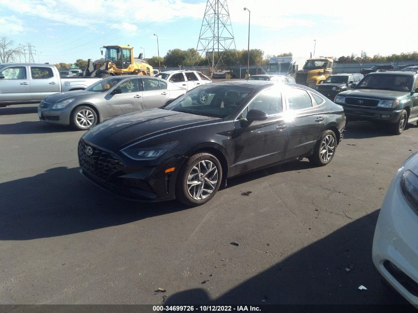2022 HYUNDAI SONATA SEL VIN: KMHL14JA8NA214384