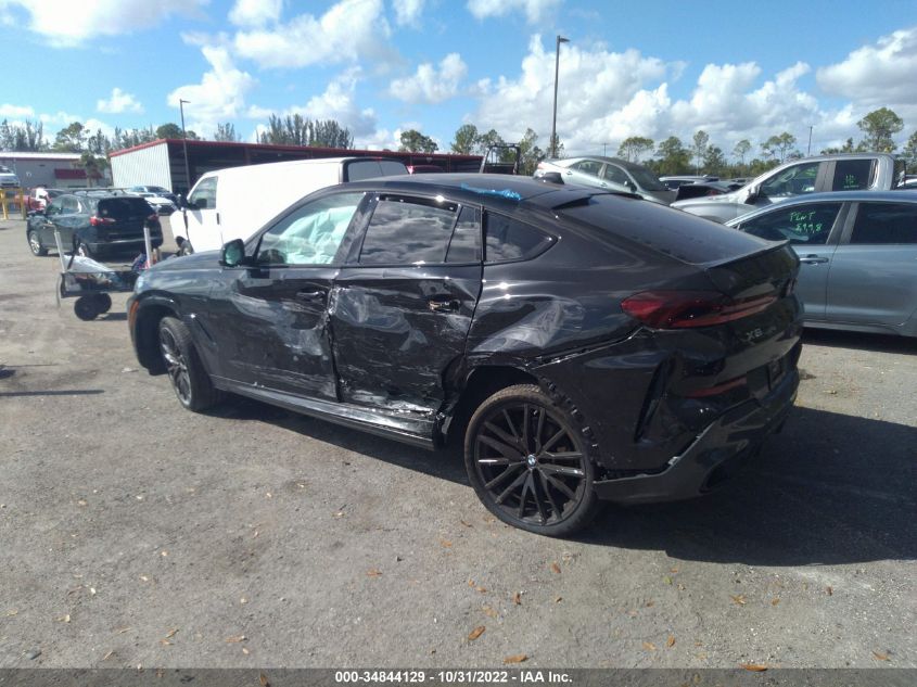 2022 BMW X6 XDRIVE40I VIN: 5UXCY6C04N9K14981