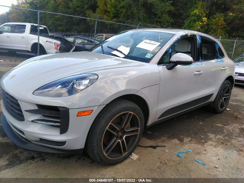 2021 PORSCHE MACAN S VIN: WP1AB2A5XMLB35882