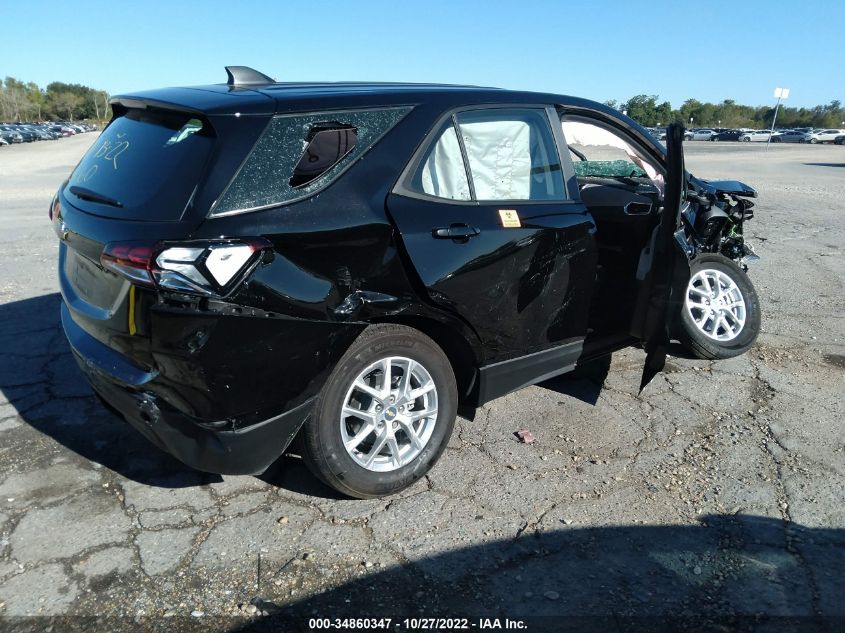 2022 CHEVROLET EQUINOX LS VIN: 2GNAXHEV6N6127263