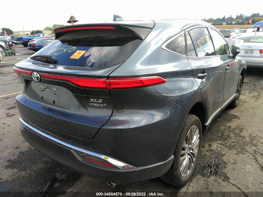 2022 TOYOTA VENZA XLE VIN: JTEAAAAH6NJ093616