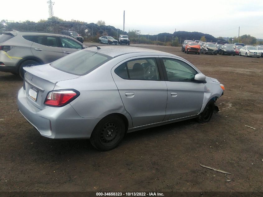 2021 MITSUBISHI MIRAGE G4 ES/LE/CARBONITE EDITION VIN: ML32FUFJ1MHF00616