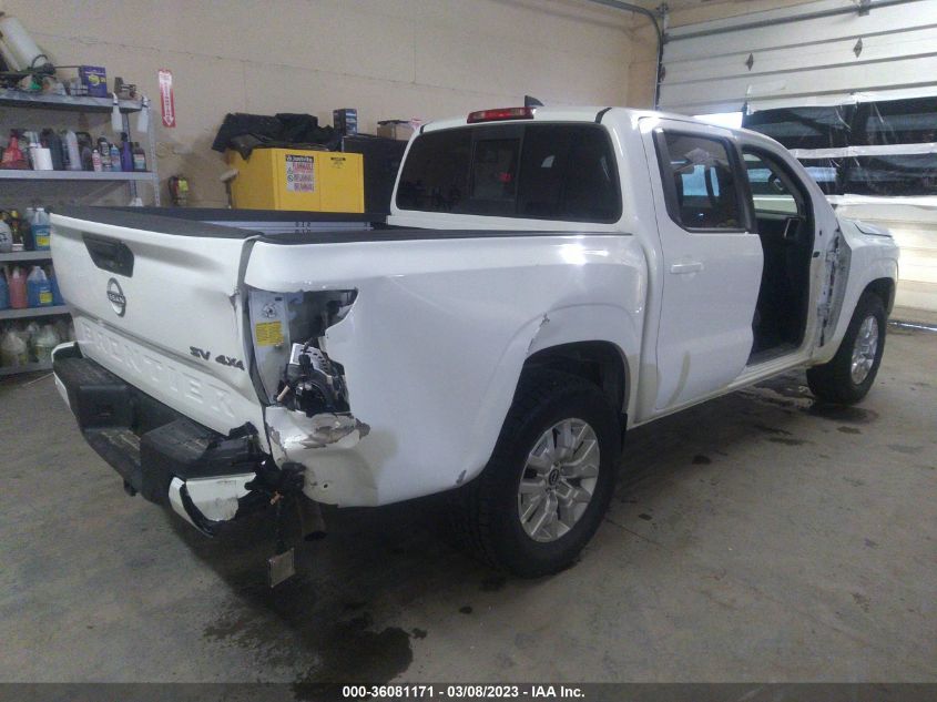 2022 NISSAN FRONTIER SV VIN: 1N6ED1EK8NN647635