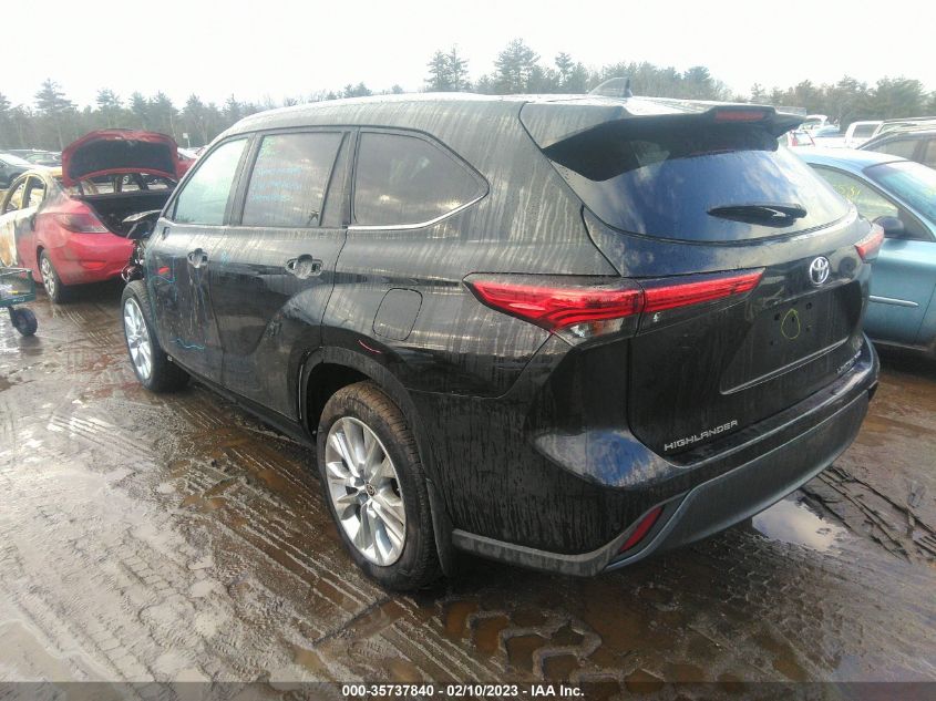2022 TOYOTA HIGHLANDER LIMITED VIN: 5TDDZRBH1NS214062