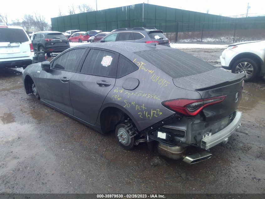 2022 ACURA TLX W/A-SPEC PACKAGE VIN: 19UUB6F52NA000182