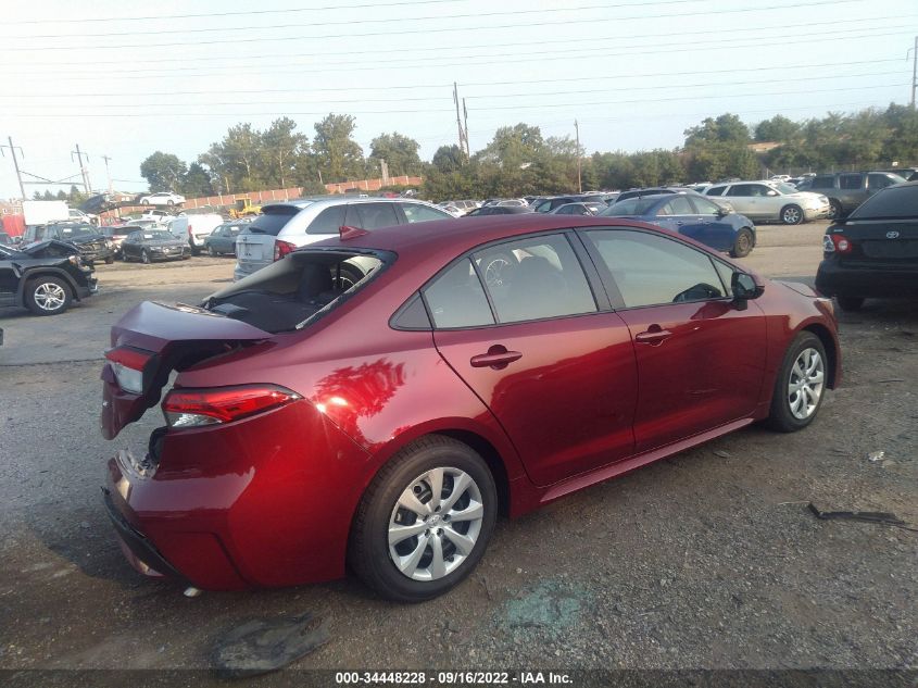 2022 TOYOTA COROLLA LE VIN: JTDEPMAE3NJ229082