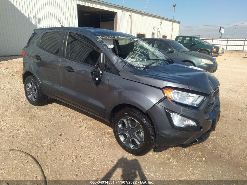 2021 FORD ECOSPORT S VIN: MAJ3S2FE1MC446903