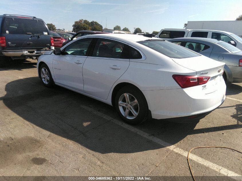 2021 CHEVROLET MALIBU LS VIN: 1G1ZB5ST5MF043461