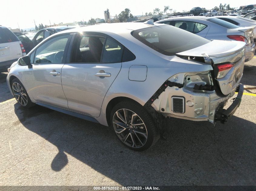 2022 TOYOTA COROLLA SE/SE NIGHTSHADE/APEX SE VIN: JTDS4MCE0NJ091784