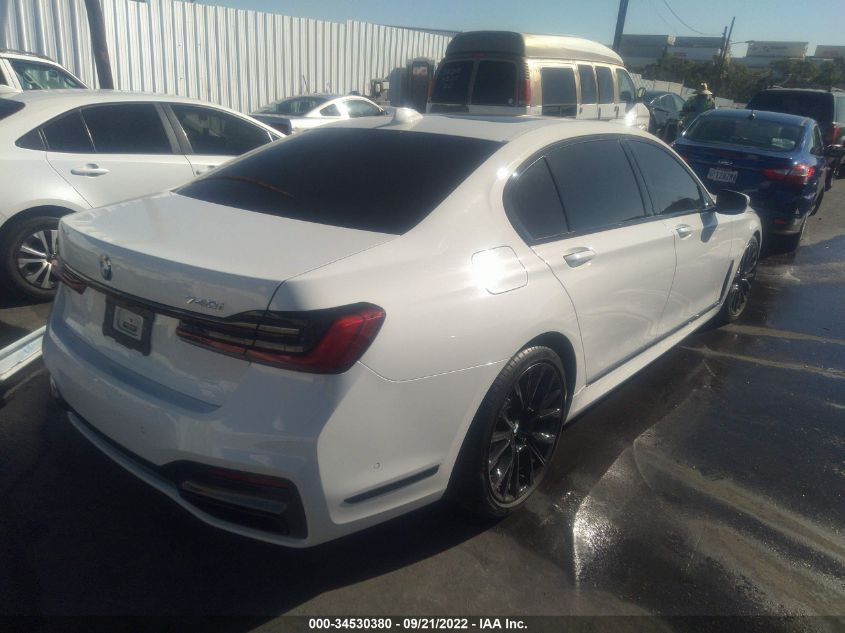 2022 BMW 7 SERIES 740I VIN: WBA7T2C00NCH09885