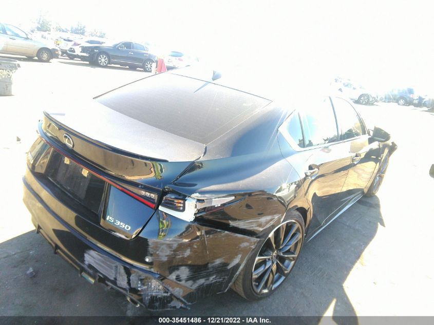 2021 LEXUS IS IS 350 F SPORT VIN: JTHGZ1B20M5043785