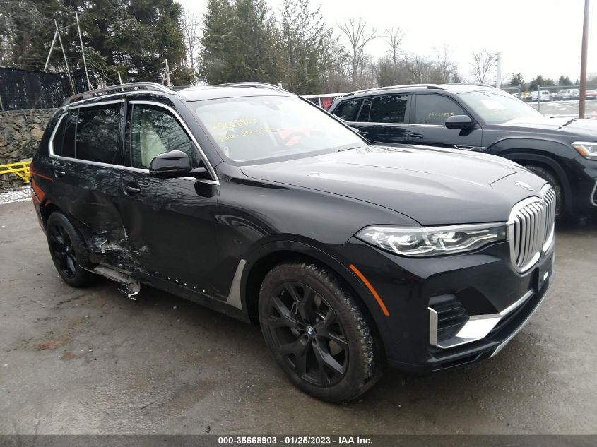 2022 BMW X7 XDRIVE40I VIN: 5UXCW2C06N9K63615