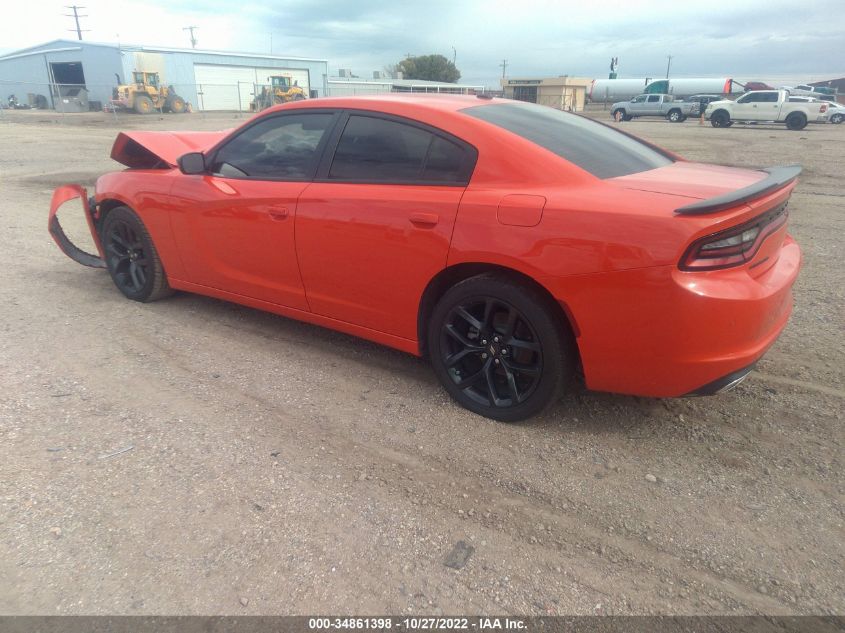 2022 DODGE CHARGER SXT VIN: 2C3CDXBG2NH143298