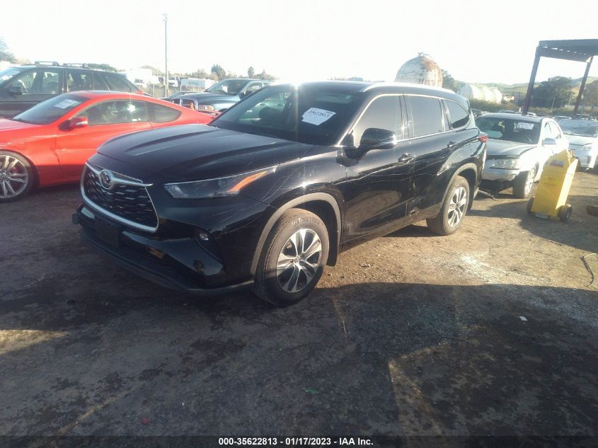 2022 TOYOTA HIGHLANDER HYBRID VIN: 5TDHARAH6NS512889