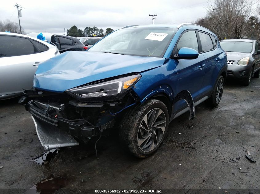 2021 HYUNDAI TUCSON SPORT VIN: KM8J3CAL6MU311836