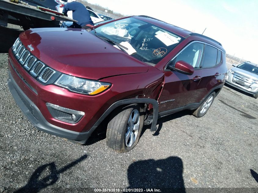 2021 JEEP COMPASS LATITUDE VIN: 3C4NJDBB8MT552072