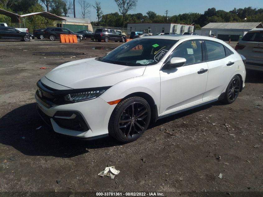 2021 HONDA CIVIC HATCHBACK SPORT TOURING VIN: SHHFK7H94MU225415