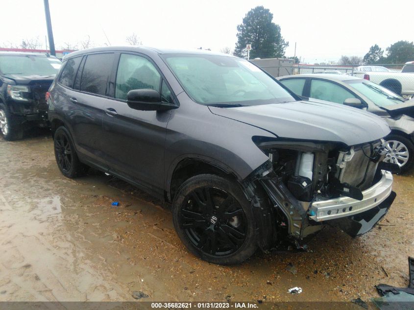 2021 HONDA PASSPORT SPORT VIN: 5FNYF7H26MB001919