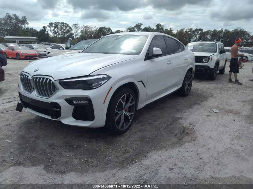 2021 BMW X6 SDRIVE40I VIN: 5UXCY4C03M9E87738