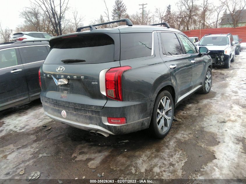 2022 HYUNDAI PALISADE SEL VIN: KM8R4DHE2NU353757