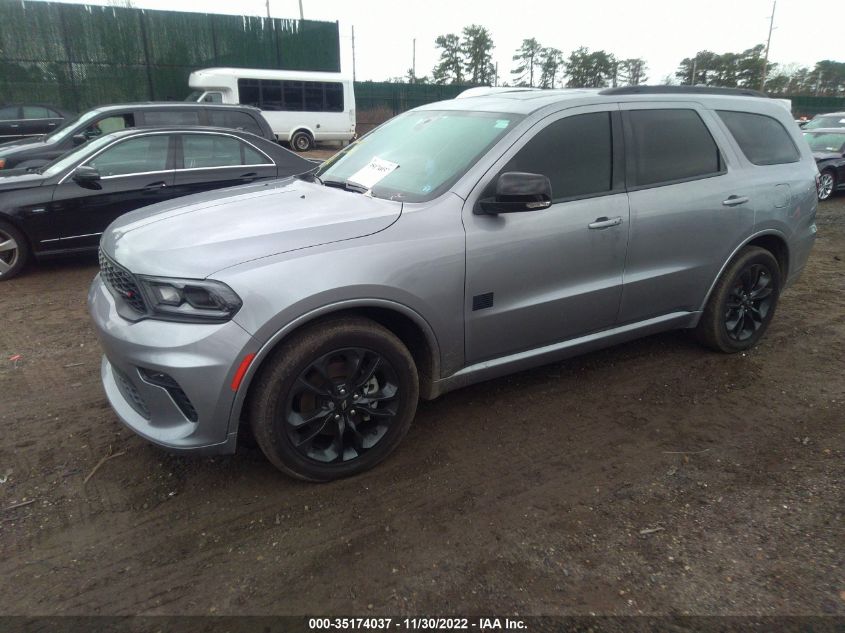 2021 DODGE DURANGO GT PLUS VIN: 1C4RDHDG7MC847250