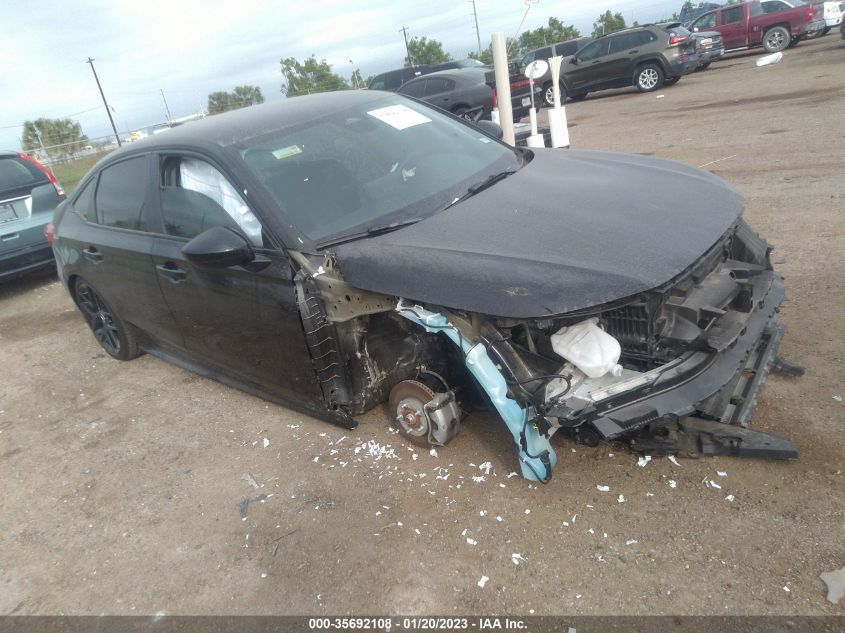 2022 HONDA CIVIC SEDAN SPORT VIN: 2HGFE2F50NH529527