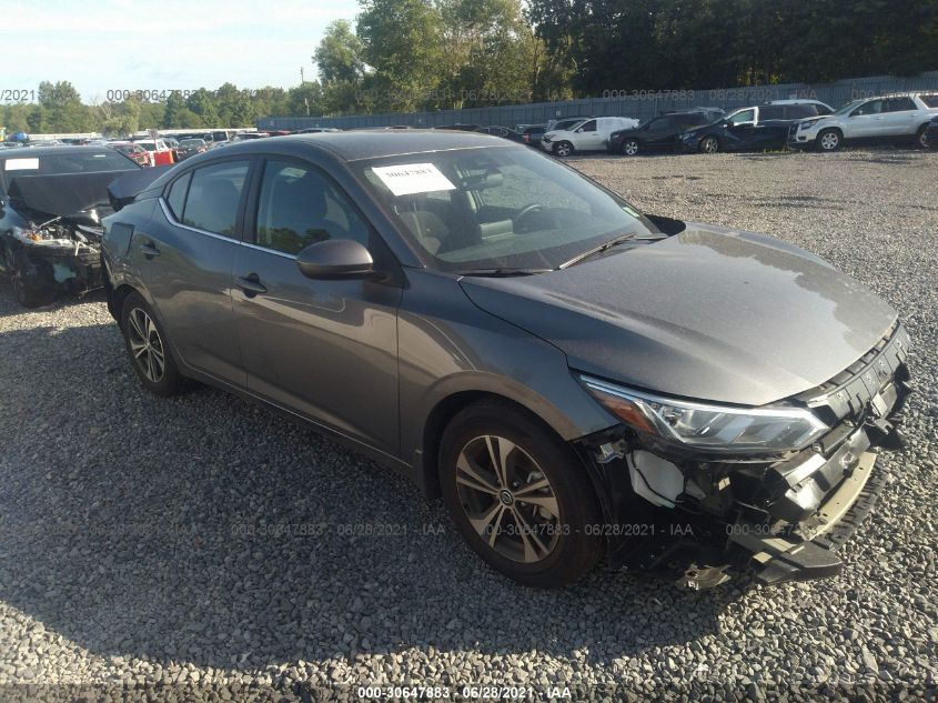 2021 NISSAN SENTRA SV VIN: 3N1AB8CV0MY239938