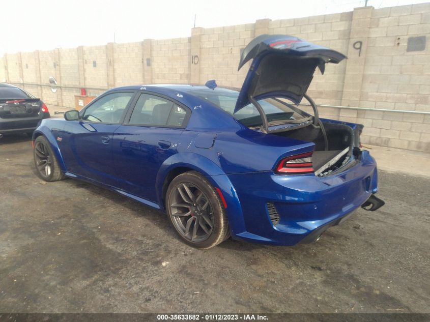 2022 DODGE CHARGER SCAT PACK WIDEBODY VIN: 2C3CDXGJ7NH179587