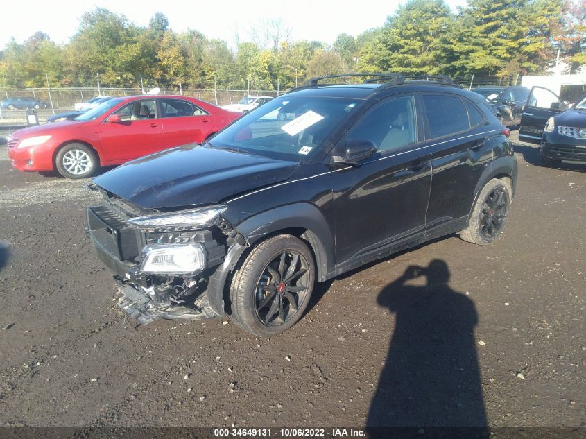2021 HYUNDAI KONA NIGHT VIN: KM8K63A53MU674382