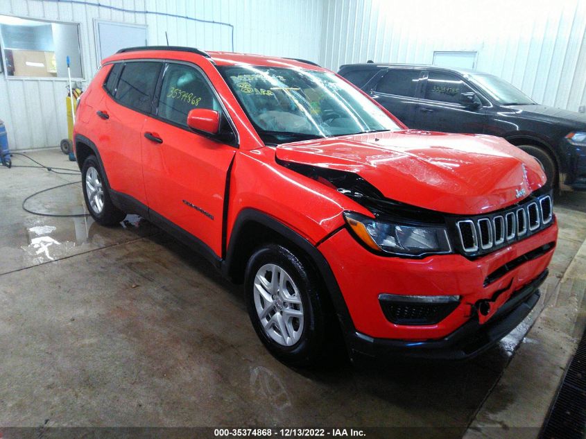 2020 JEEP COMPASS SPORT VIN: 3C4NJCAB4LT257495
