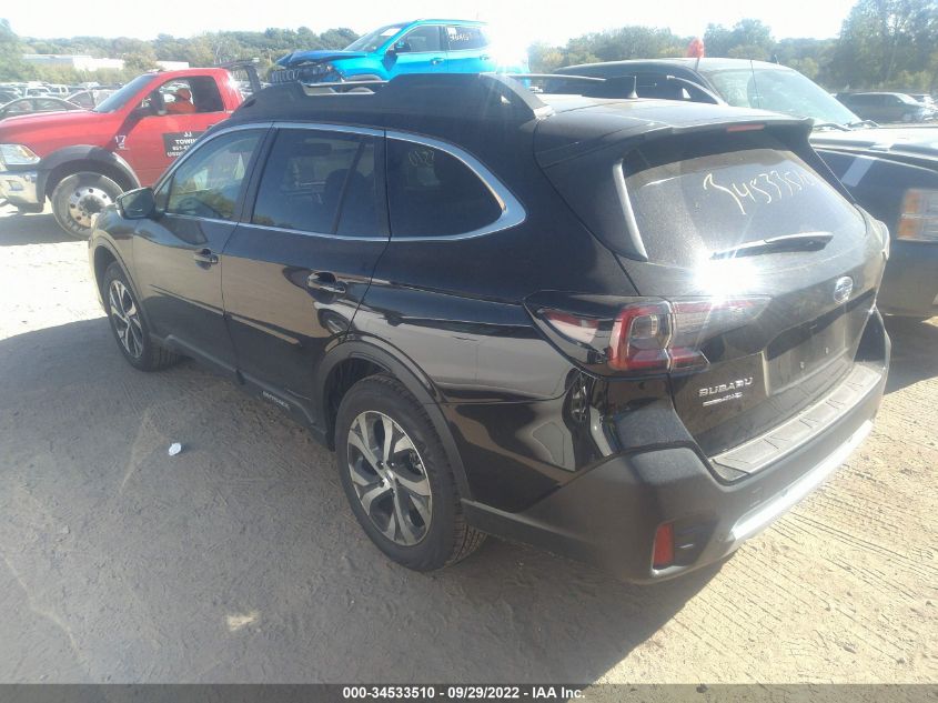 2022 SUBARU OUTBACK LIMITED VIN: 4S4BTANC5N3280637