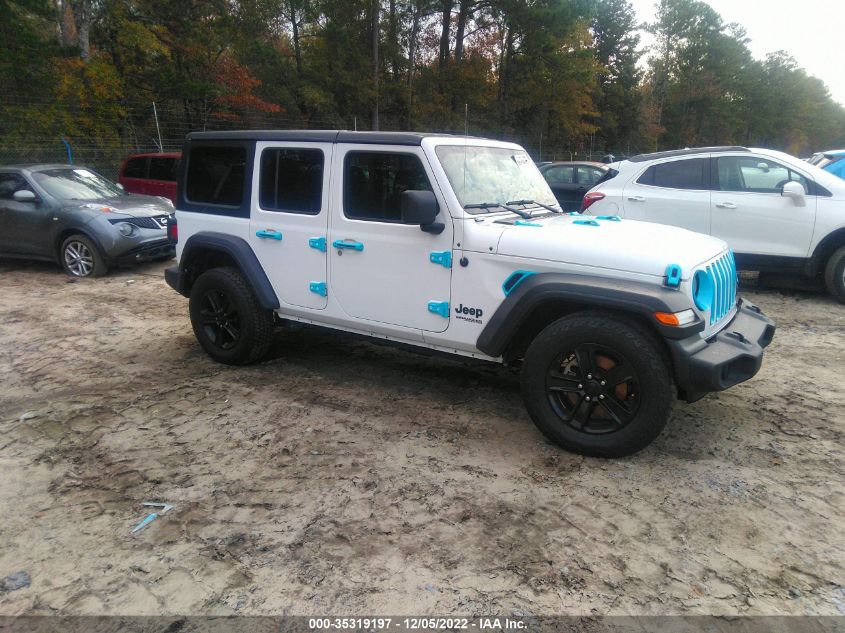 2021 JEEP WRANGLER UNLIMITED SPORT ALTITUDE VIN: 1C4HJXDN0MW679589