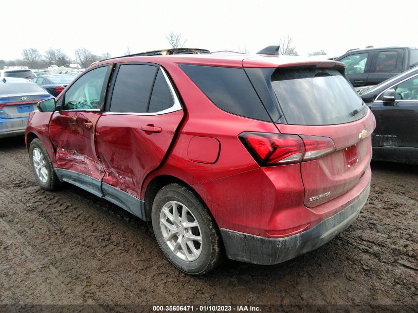 2022 CHEVROLET EQUINOX LT VIN: 3GNAXKEV3NL217401