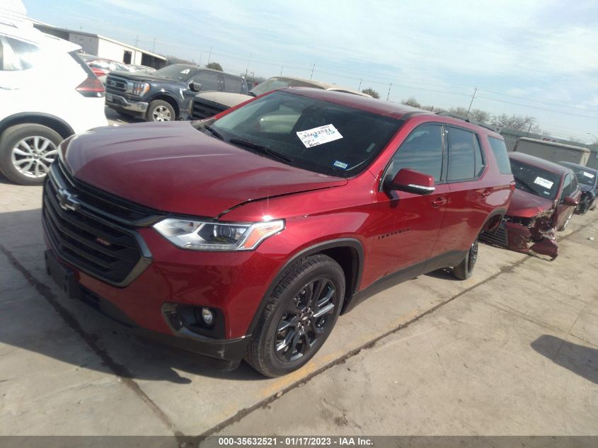 2021 CHEVROLET TRAVERSE RS VIN: 1GNERJKW2MJ119677
