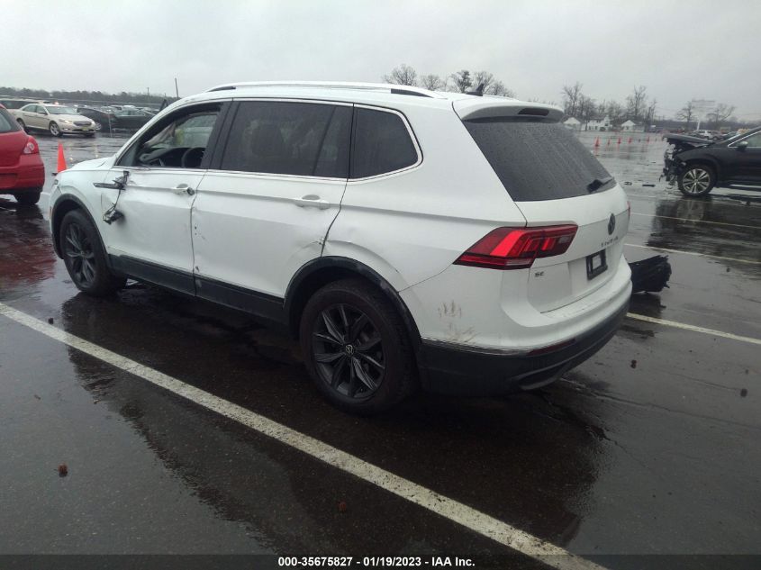 2022 VOLKSWAGEN TIGUAN SE VIN: 3VV3B7AX5NM033562