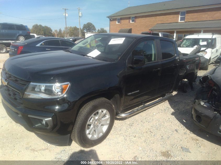 2022 CHEVROLET COLORADO 4WD LT VIN: 1GCGTCEN9N1144787