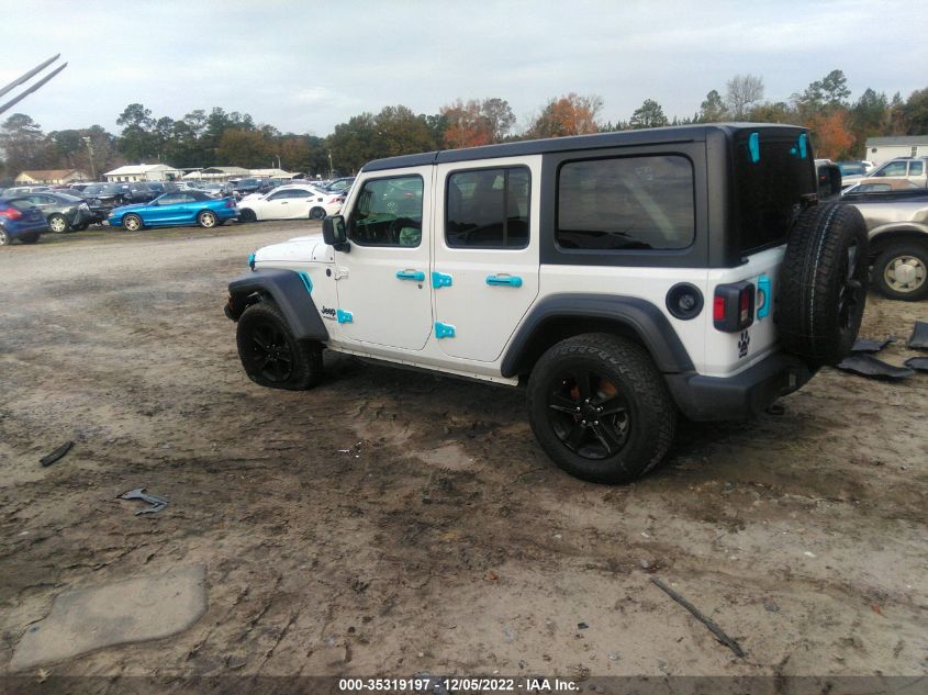 2021 JEEP WRANGLER UNLIMITED SPORT ALTITUDE VIN: 1C4HJXDN0MW679589