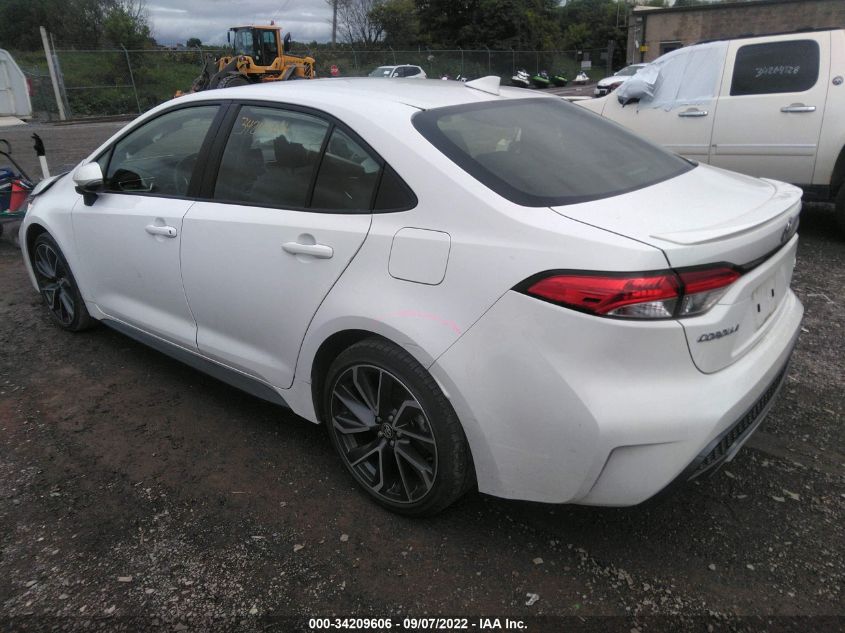 2021 TOYOTA COROLLA SE/NIGHTSHADE/APEX SE VIN: JTDS4MCE7MJ076214
