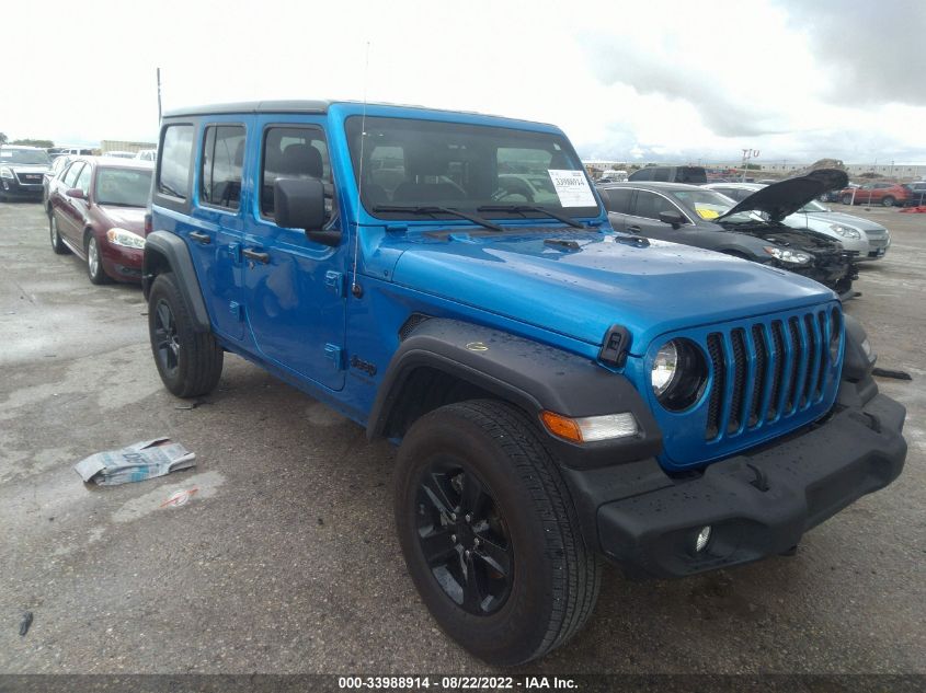 2021 JEEP WRANGLER UNLIMITED SPORT ALTITUDE VIN: 1C4HJXDN2MW856918