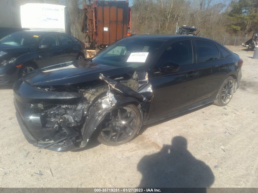 2022 HONDA CIVIC SEDAN SPORT VIN: 2HGFE2F54NH585115