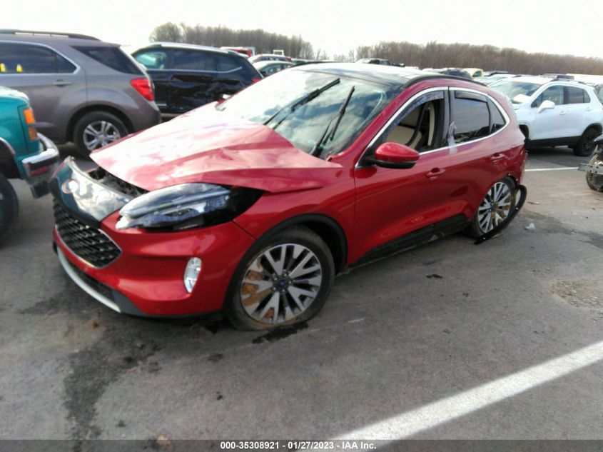 2020 FORD ESCAPE TITANIUM VIN: 1FMCU9J96LUC41458