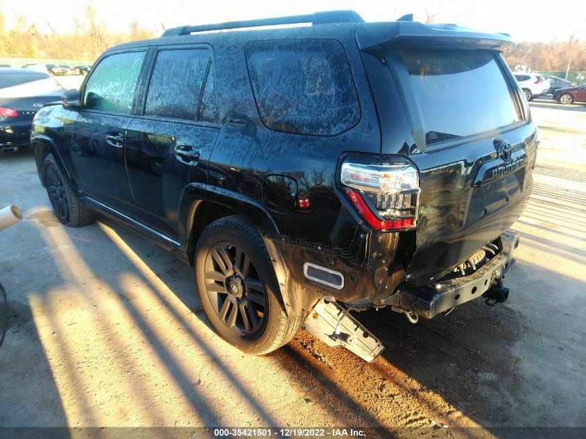 2021 TOYOTA 4RUNNER NIGHTSHADE VIN: JTEJU5JR8M5921406