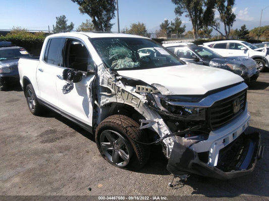 2022 HONDA RIDGELINE RTL-E VIN: 5FPYK3F75NB023874