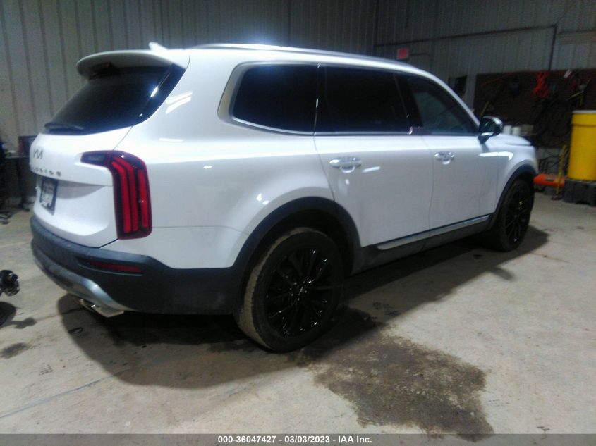 2022 KIA TELLURIDE SX VIN: 5XYP5DHC3NG236424