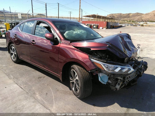 2022 NISSAN SENTRA SV VIN: 3N1AB8CV1NY263604