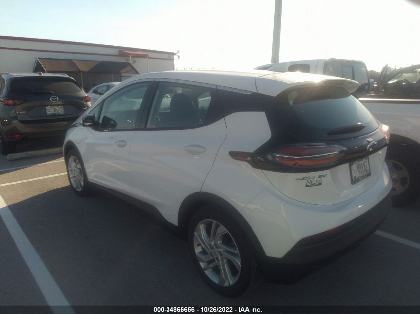 2022 CHEVROLET BOLT EV 1LT VIN: 1G1FW6S06N4123612